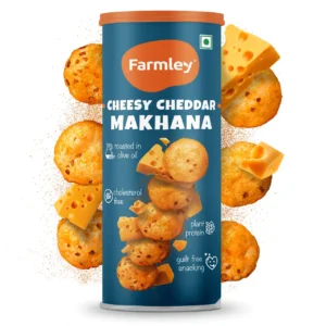 Farmley Cheesy Cheddar Makhana Roasted In Olive Oil