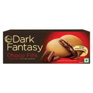 Sunfeast Dark Fantasy Choco Fills, Original Filled Cookies with Choco Crème | Perfect Snack