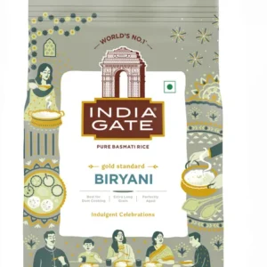 India Gate Gold Standard Biryani Pure Basmati Rice|Perfectly Aged Rice Exceptional Grain separation